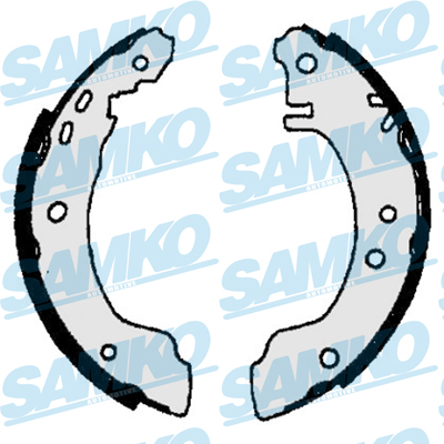 SAMKO Bremsebakkesæt 86780 for NISSAN