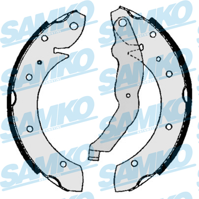 SAMKO Bremsebakkesæt 86860 for BMW