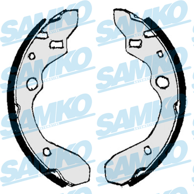 SAMKO Bremsebakkesæt 87010 for MAZDA FORD FORD USA