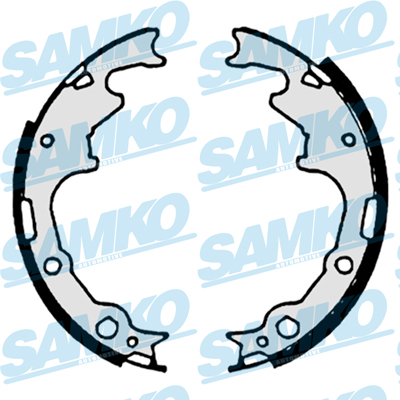 SAMKO Bremsebakkesæt 87240 for CHRYSLER JEEP