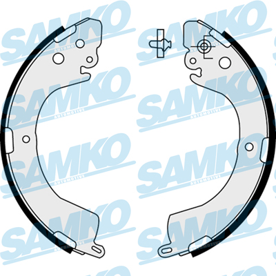 SAMKO Bremsebakkesæt 87620 for MITSUBISHI