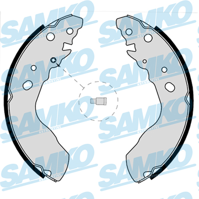 SAMKO Bremsebakkesæt 87770 for SUZUKI CHEVROLET MAZDA