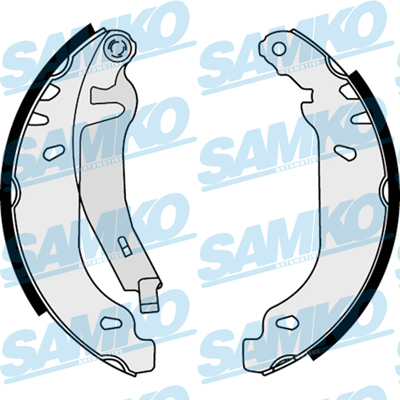 SAMKO Bremsebakkesæt 87820 for RENAULT