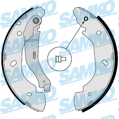 SAMKO Bremsebakkesæt 88580 for FORD