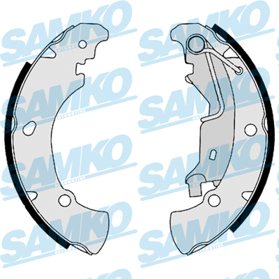 SAMKO Bremsebakkesæt 88770 for FIAT