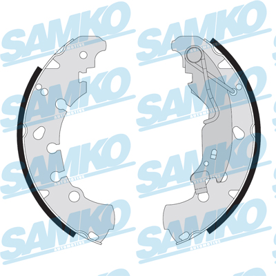 SAMKO Bremsebakkesæt 89090 for PIAGGIO OPEL FIAT VAUXHALL CITROËN