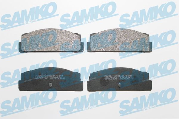 SAMKO Bremseklodser 5sp002 for TALBOT LANCIA ALFA ROMEO SEAT FIAT FSO
