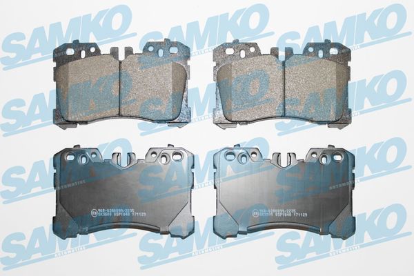 SAMKO Bremseklodser 5sp1848 for LEXUS TOYOTA