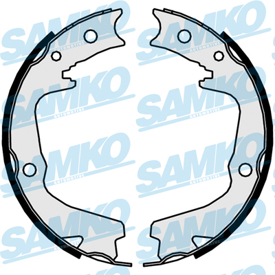 SAMKO Bremsebakkesæt, parkeringsbremse 81031 for SUBARU