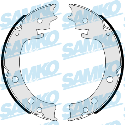 SAMKO Bremsebakkesæt, parkeringsbremse 81041 for SUZUKI