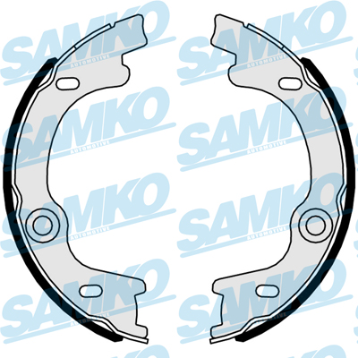 SAMKO Bremsebakkesæt, parkeringsbremse 81063 for KIA