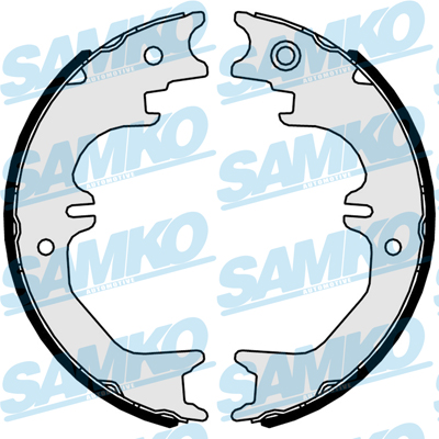 SAMKO Bremsebakkesæt, parkeringsbremse 81084 for TOYOTA LEXUS