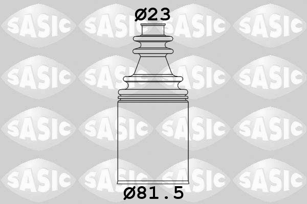 SASIC Drivaksel Manchetsæt 1904006 gearkasse-monteret for OPEL RENAULT