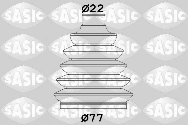 SASIC Drivaksel Manchetsæt 1904036 hjulsidet for OPEL MERCEDES-BENZ DACIA NISSAN LAND ROVER