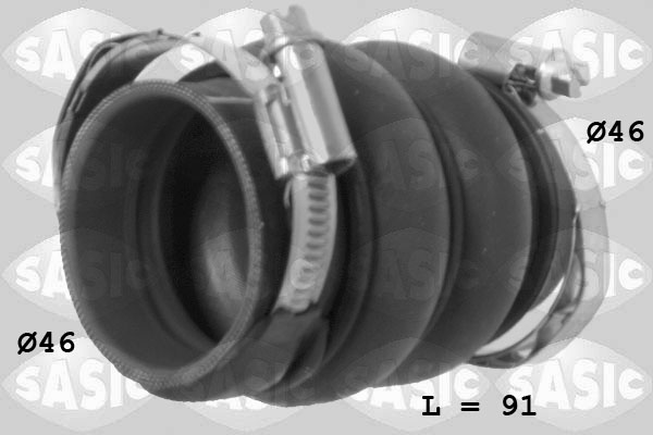 SASIC Ladeluftslange 3330008 afgang for PEUGEOT