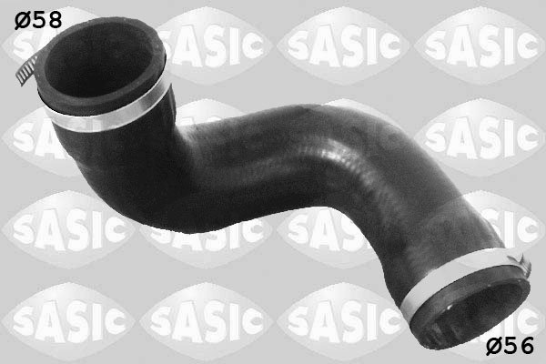 SASIC Ladeluftslange 3330017 afgang for LANCIA PEUGEOT