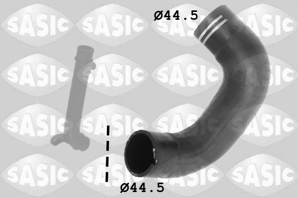 SASIC Ladeluftslange 3330019 afgang for PEUGEOT