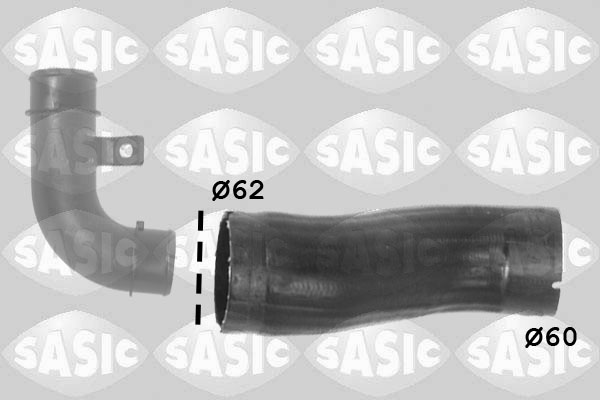 SASIC Ladeluftslange 3330027 afgang for FIAT PEUGEOT