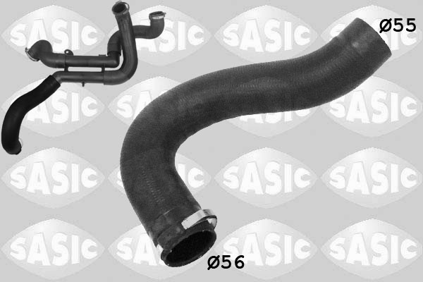 SASIC Ladeluftslange 3330032 Indtag for PEUGEOT