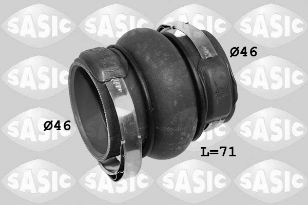 SASIC Ladeluftslange 3330046 afgang for PEUGEOT