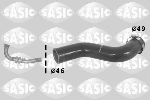 SASIC Ladeluftslange 3334006 afgang for RENAULT