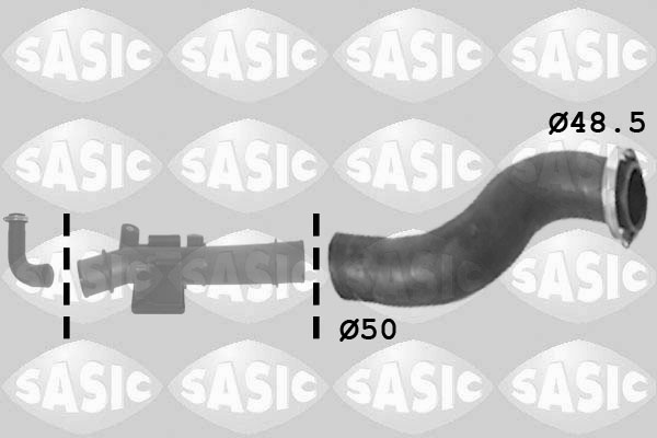 SASIC Ladeluftslange 3334009 afgang for RENAULT
