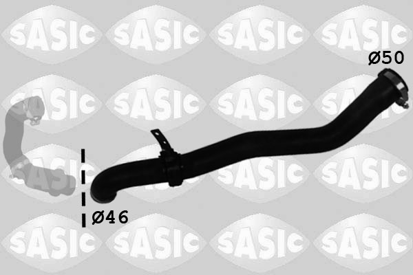 SASIC Ladeluftslange 3334017 afgang for DACIA