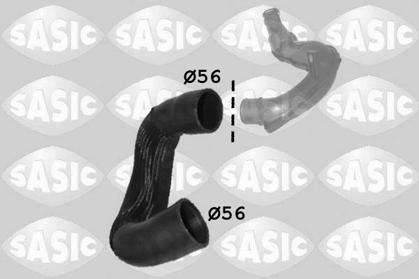 SASIC Ladeluftslange 3334025 Indtag for OPEL RENAULT