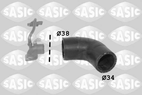 SASIC Ladeluftslange 3334040 afgang for RENAULT