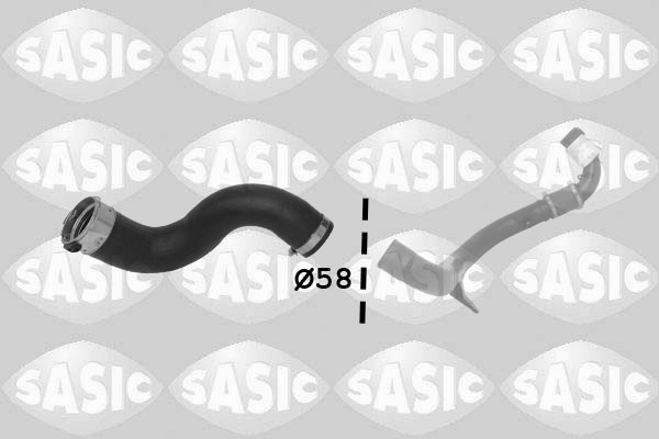 SASIC Ladeluftslange 3334049 Indtag for RENAULT