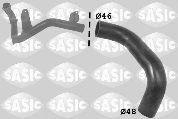 SASIC Ladeluftslange 3336012 Indtag for FORD VOLVO