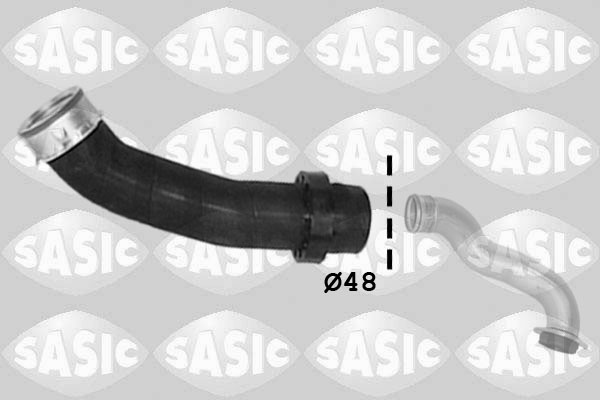 SASIC Ladeluftslange 3336020 afgang for BMW