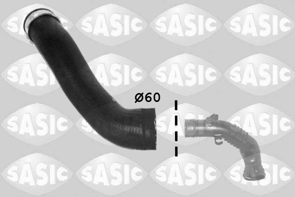 SASIC Ladeluftslange 3336027 afgang for BMW