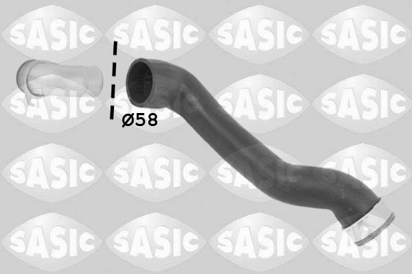 SASIC Ladeluftslange 3336052 afgang for BMW