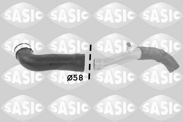 SASIC Ladeluftslange 3336053 afgang for BMW