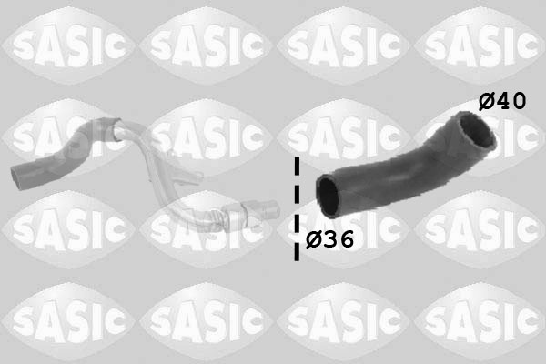 SASIC Ladeluftslange 3336067 afgang for FORD
