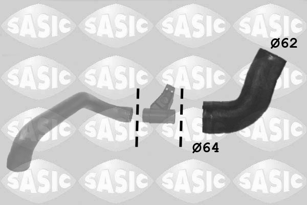 SASIC Ladeluftslange 3336090 afgang for MERCEDES-BENZ
