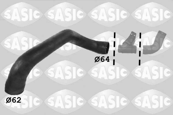 SASIC Ladeluftslange 3336091 afgang for MERCEDES-BENZ