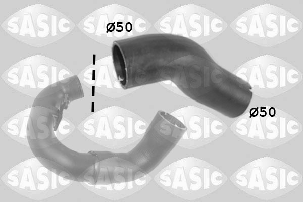 SASIC Ladeluftslange 3336204 afgang for FIAT
