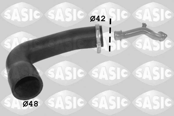 SASIC Ladeluftslange 3336207 afgang for FIAT