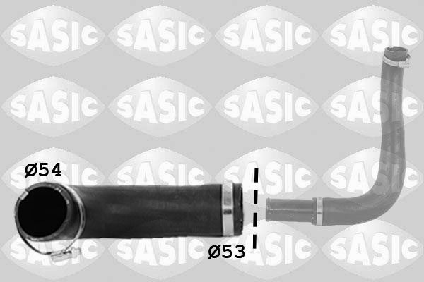 SASIC Ladeluftslange 3336221 afgang for FORD