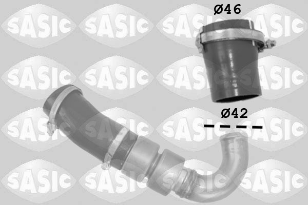 SASIC Ladeluftslange 3336230 Intercooler for FORD