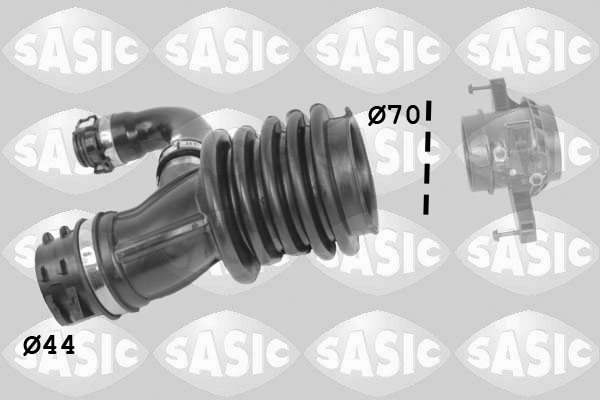 SASIC Ladeluftslange 3336250 Indtag for FORD VOLVO