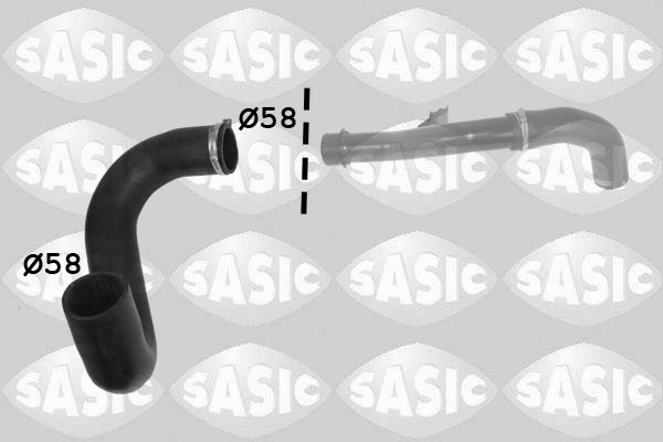 SASIC Ladeluftslange 3336309 Indtag for FIAT