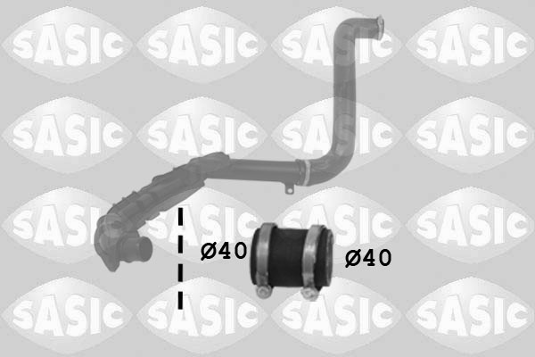 SASIC Ladeluftslange 3336310 afgang for FORD