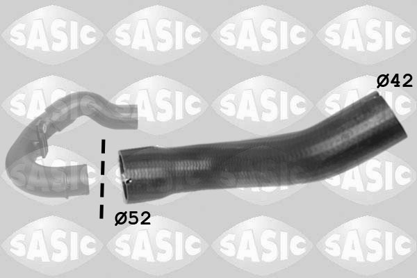 SASIC Ladeluftslange 3356080 for FIAT