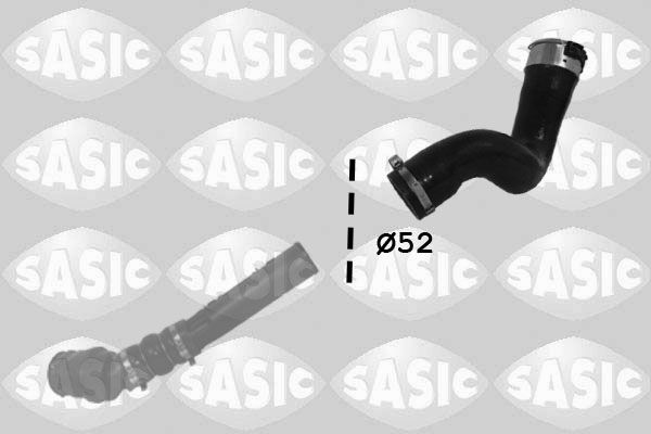 SASIC Ladeluftslange 3334029 Indtag for DACIA