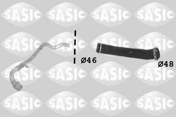 SASIC Ladeluftslange 3334063 Indtag for DACIA