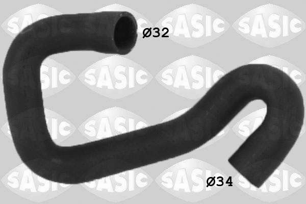 SASIC Kølerslange 3406363 oppe til højre for OPEL