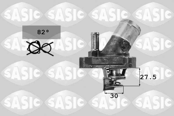 SASIC Termostat, kølemiddel 3304001 for RENAULT NISSAN